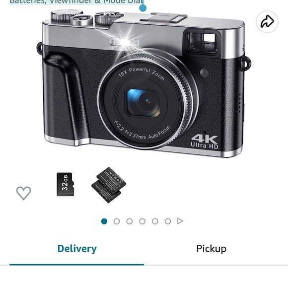 4K Digital Camera for Photography Autofocus 48MP Vlogging Camera for YouTube - Picture 7 of 8